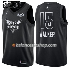 Camiseta Niños NBA Charlotte Hornet Kemba Walker 15 2018 All-Star Jordan Brand Negro Swingman